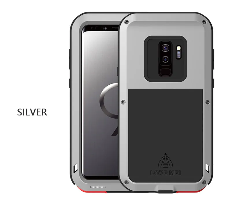 Большой металлический Водонепроницаемый чехол для samsung Galaxy S9 S9 плюс Алюминий противоударный защитный чехол-накладка для мобильного чехол для телефона