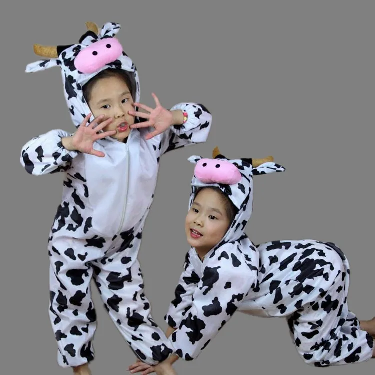 Animals Cosplay Costumes For Kids Children Girls Boys Pig Cows Dinosaur  Tiger Elephant Halloween Jumpsuit Costume _ - AliExpress Mobile