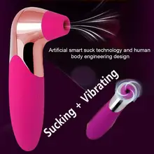 Sex Toys For Women Powerful Rechargeable Dildo vibrators Nipple Clitoris Sucker Stimulator G spot Massager Female Masturbator