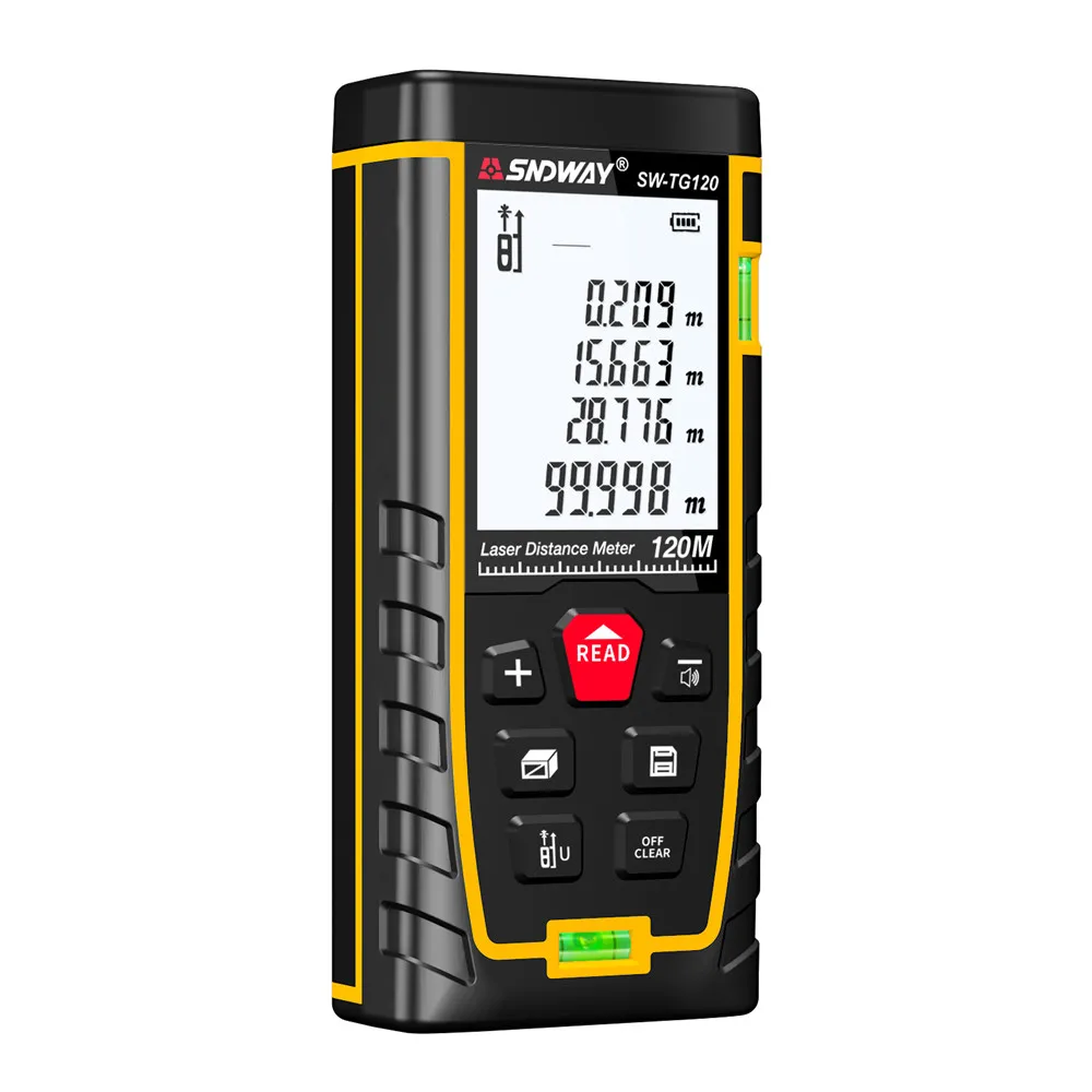 SNDWAY120M laser distance meter laser range finder Laser rangefinder Digital Laser Tape Measure ruler Roulette Diastimeter Tool SNDWAY120M laser distance meter laser range finder Laser rangefinder Digital Laser Tape Measure ruler Roulette Diastimeter Tool