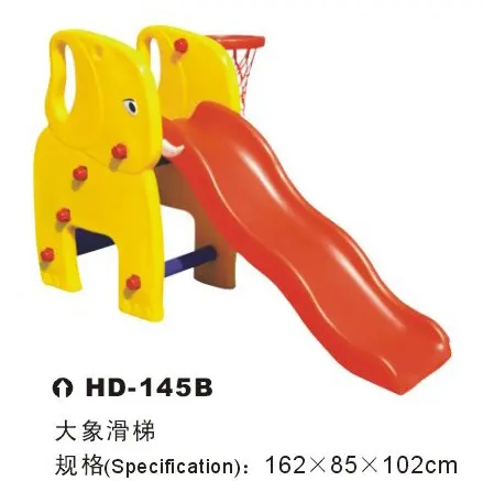 

kids indoor plastic slide* with basketball frame