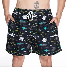 Летние популярные мужские быстросохнущие пляжные брюки для отдыха на море мужские свободные плавки-боксеры большого размера хорошо продаются