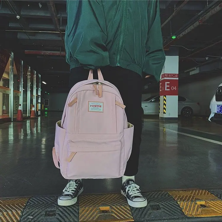 

Fashion Vintage Women Canvas Backpacks 2019 New Arrival Female Casual Simple Zipper Students School Bags Shoulder Bags