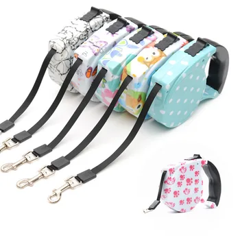 

Dog Leash Automatic Retractable 5m Extending Long Pet Dogs Accessories Supplies Petshop For Running Lead Rope Leads Pets Product