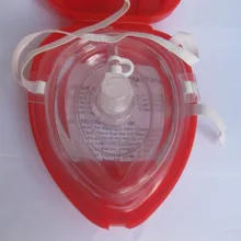 1 шт медицинская CPR маска для лица с изображением рта в рот реанимация с простым искусственным респиратором маска для спасения CPR первая маска первой помощи