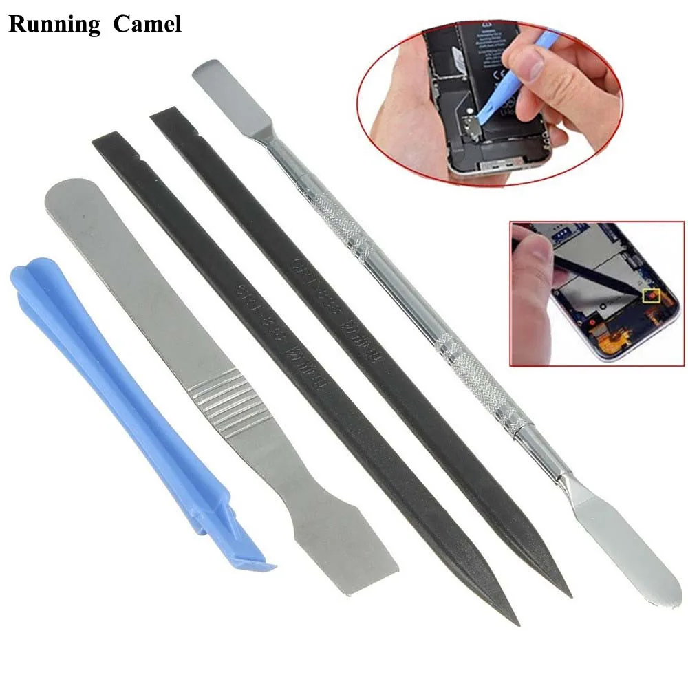 

Running Camel 5 in 1 Disassemble Opening Pry Mobile Phone Repair tool Kit Set for iPhone for iPod for Tablet