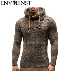 Env Для мужчин st 2018 Новое поступление осень-зима Повседневное трикотаж мужской пуловеры Для мужчин пуловер Свитера О-вырез горловины Для