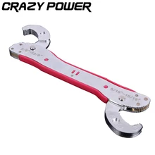CRAZY POWER Multi-function Adjustable Wrenches Portable Quick Snap and Grip torque wrench Fast Faucet Tool Hook Type Wrench Set