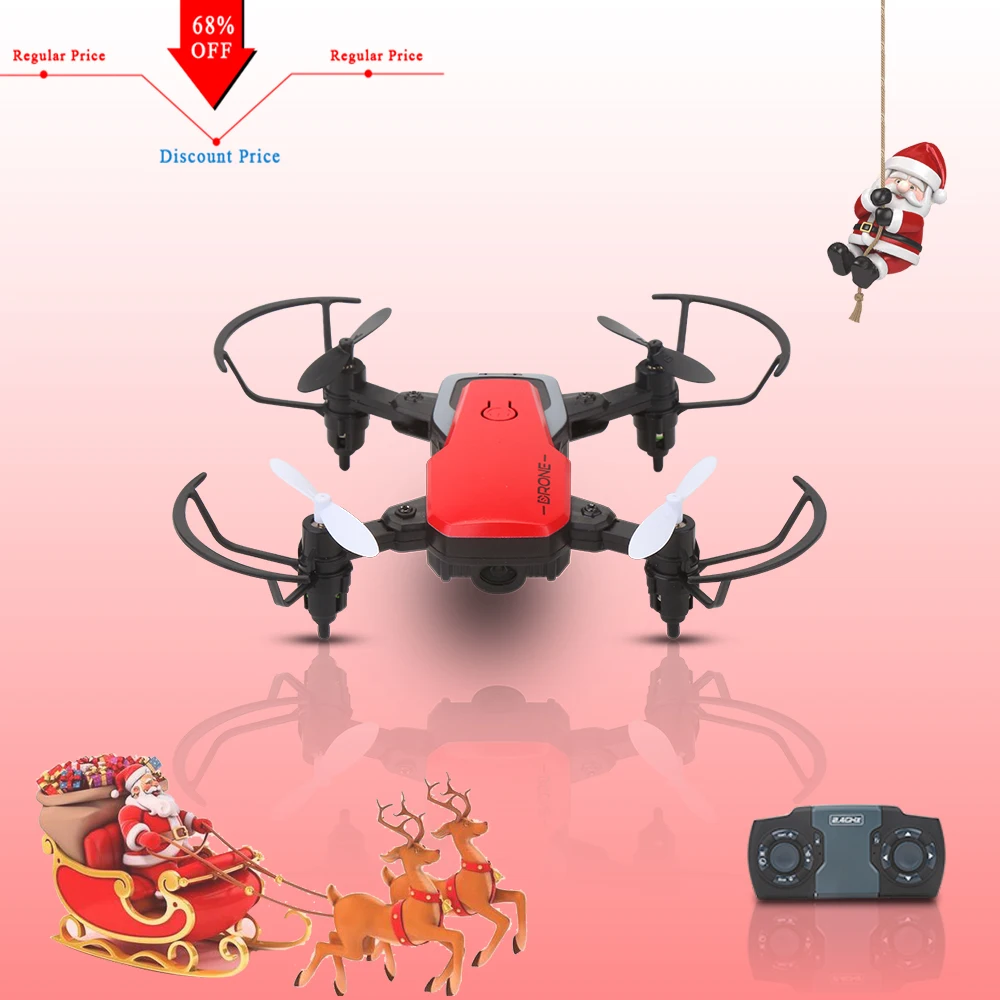 

2018 Newest Mini RC Pocket Dron With HD Camera/No Cam Foldable Drone With Gravity Sensor 2.4G Altitude Hold Drone