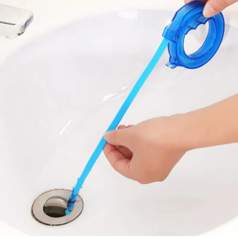 

1Pc Adjustable Pipeline Dredge Cleaning Tool Sink Clogged Hair Cleaner Hook House Cleaner Pipe Sewer Cleaner Tools 8zca031-3