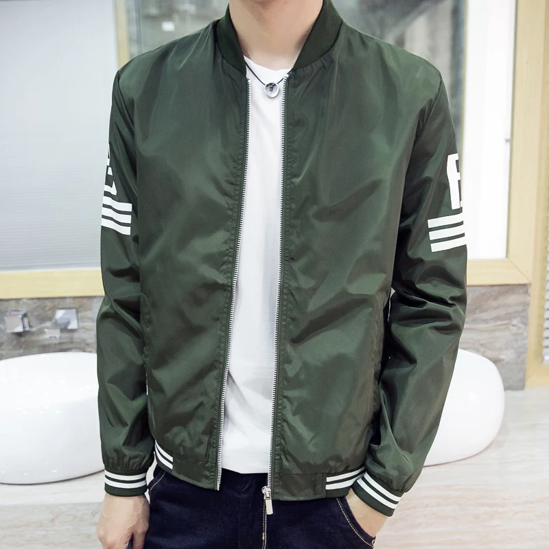 2017 Fashion High Quality bomber jacket Army Green Military red varsity Ma 1 Flight Jacket Pilot