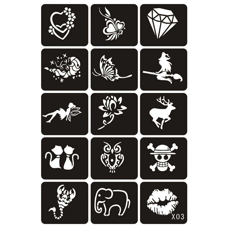 15pcs airbrush glitter tattoo stencils woman girl kids drawing template small flower angel butterfly tattoo - Drawing For Small Kids 15pcs airbrush glitter tattoo stencils woman girl kids drawing template small flower angel butterfly tattoo - Drawing For Small Kids