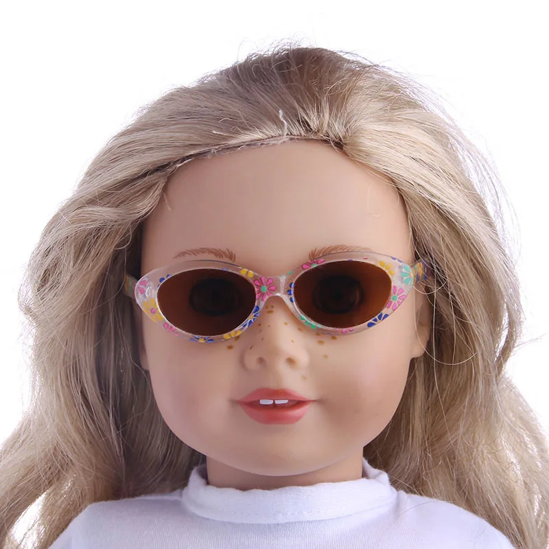 Five new fashion sunglasses Fit For American Girl Doll 18 inch American Girl Doll 43CM Newborn