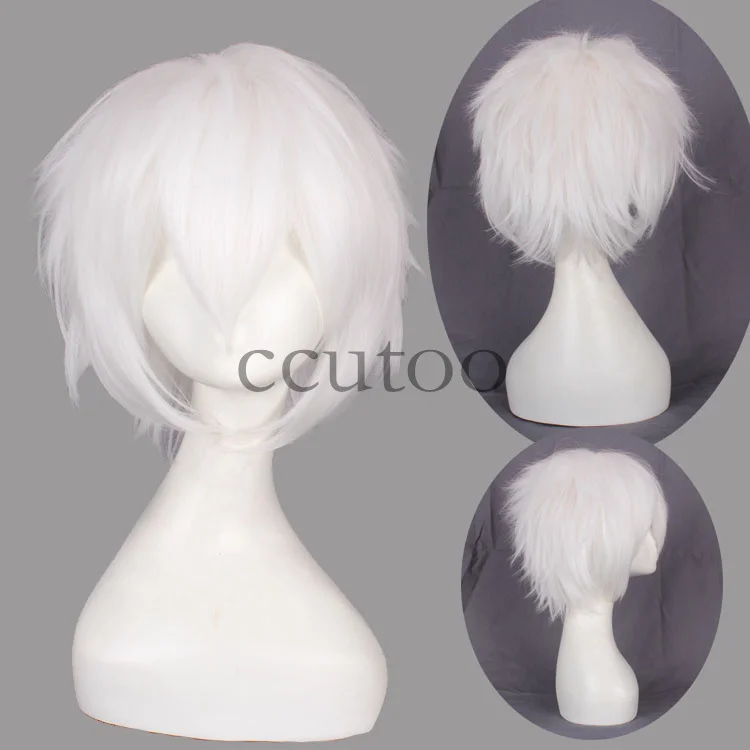 Ccutoo 1" куроко Tetsuya синий короткий пушистый лохматый слоистых теплостойкость Волокно Синтетические волосы Косплэй парик - Цвет: T1/35
