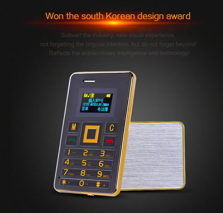 New Arrival AEKU K5 Ultra Thin Mini Phone Student Mobile