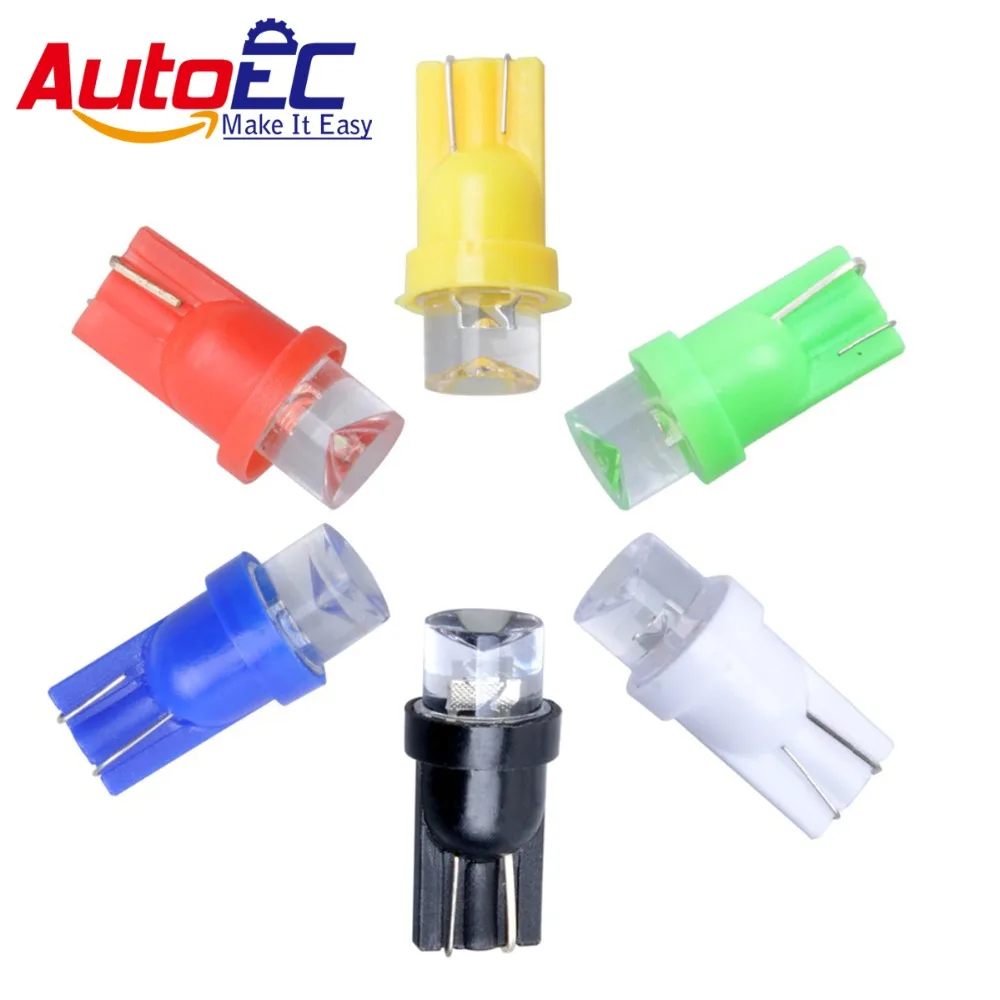 AutoEC 500x T10 вогнутые линзы t10 клиновидный светодиод 194 168 W5W боковой номерной знак
