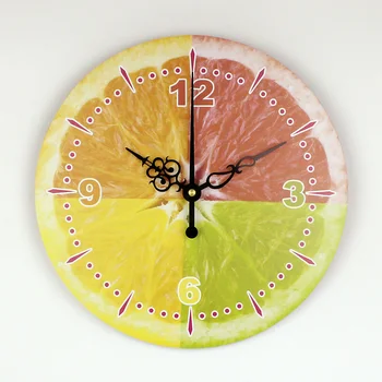 

Modern Lemon Wall Clock Wall Decoration Clock Kitchen Wall Clocks Guess Watch Mechanism Pow Patrol Relogio Parede Decor WZH482