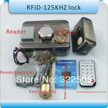 Высокое качество, сделай сам DC-12V электронный интегрированный RFID карта замок, двойная считывающая карта, чтобы открыть дверь 125 кГц+ 5 шт карт