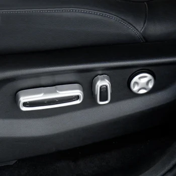 

ABS Plastic For Honda CR-V 2017 2018 Accessories Seat Adjust Switch Buttons Adjustment Button Sticker Cover Trims 5Pcs/Set