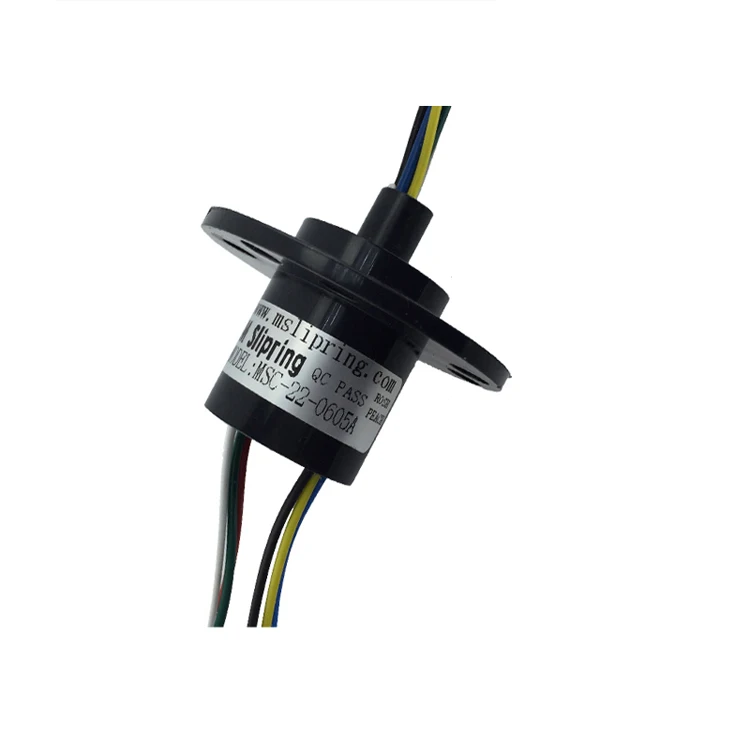 

Wind Power Slip Ring 2CH 6CH 8CH 12CH 5A Large Current Slipring for Playground Equipment Rotation Brush Collector Rings Dia.22mm