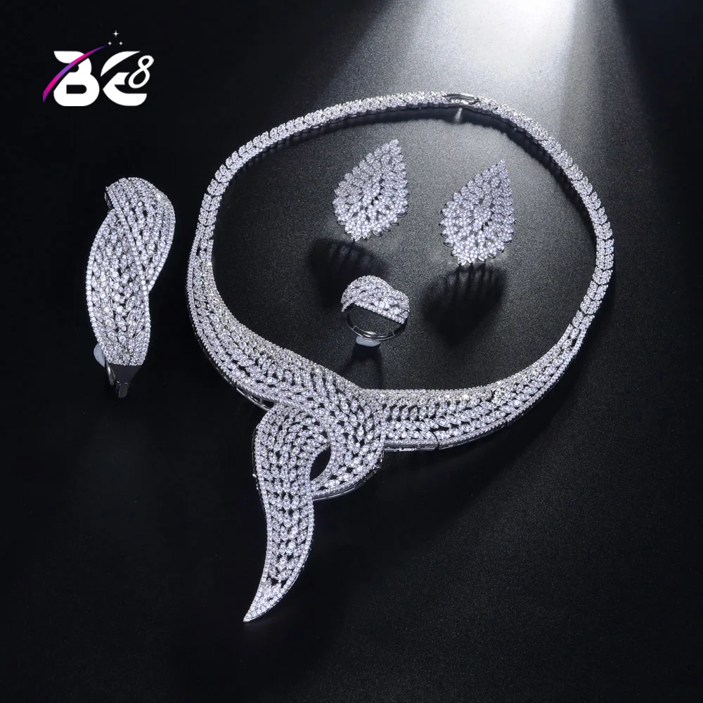  Be 8 2018 AAA CZ ensemble de bijoux africains Dubai ensembles de bijoux pour les femmes ensemble de