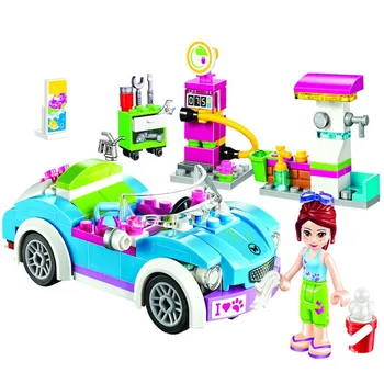 

mylb compatible with legoe Friends bricks Mia's Roadster building Blocks Bricks Toys for children House Gift drop shipping