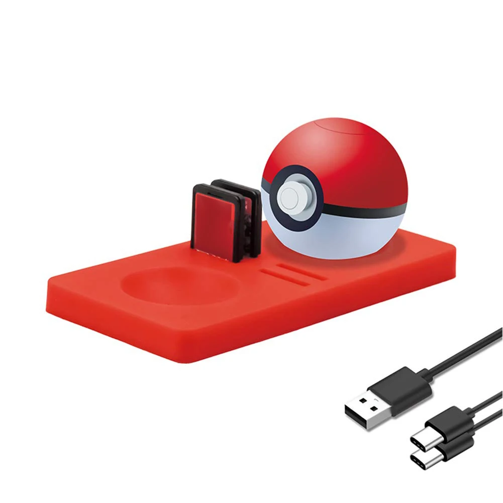 3 в 1 защитный силиконовый коврик для Poke Ball Eevee держатель для игровых карт подставка контроллер type-C держатель кабеля для переключателя Poke Ball