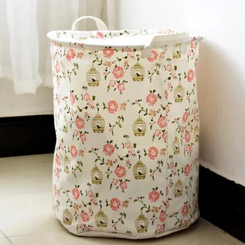

The garden Home Furnishing storage cotton laundry instoragebarrels folding laundry baskets with waterproof cover