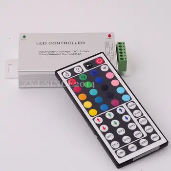 

44Key IR Remote Controller For 5050 3528 RGB LED Strip Light DC12V~24V 24A 288W