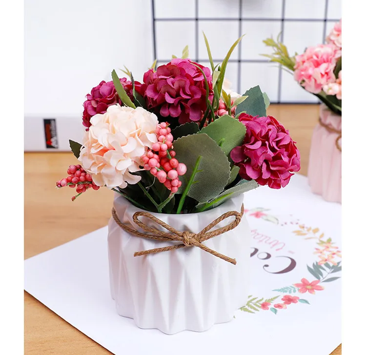 Свадебная ваза, набор цветов, Керамический Свадебный стол, украшение, бонсай для домашнего декора