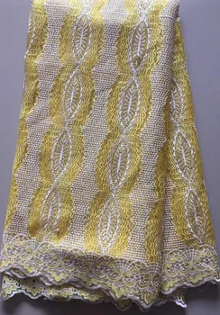 

2019 Latest French Nigerian Laces Fabrics High Quality Tulle African Laces Fabric Wedding African French Tulle Lace ELL3088