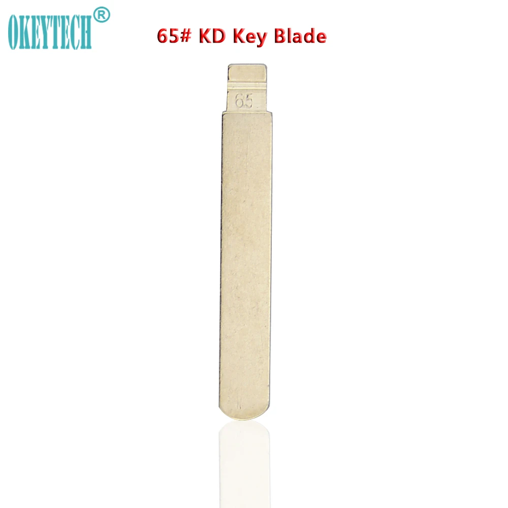 

OkeyTech 5PCS/LOT Good Quality Replacement Metal Blank Uncut Flip KD Remote Key Blade Type #65 for Subaru