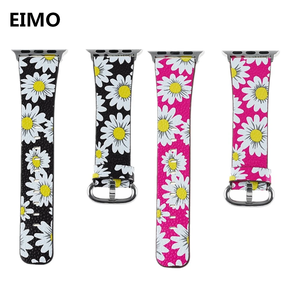 

EIMO Genuine Leather strap For Apple Watch Band 42mm 38mm iwatch series 3 2 1 Wristbands Bracelet replacement watchband Belt