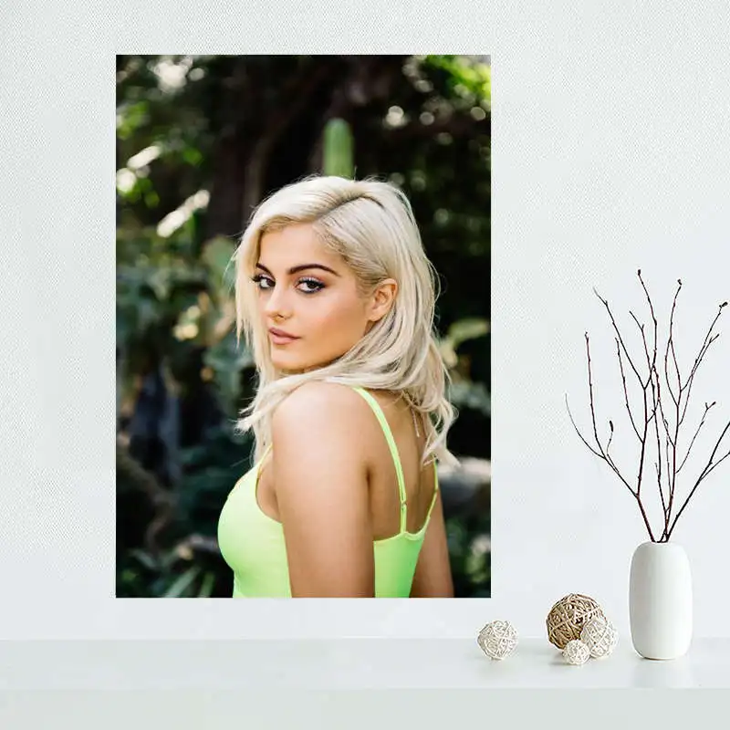 Пользовательские Bebe Rexha холст постер для декорации дома стены искусства высокого качества шелковая ткань стены плакат печать