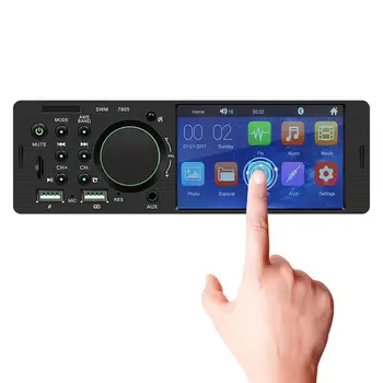 

4.1 Inch HD Touch Screen Car MP5 Player FM Radio USB Bluetooth Receiver Support U Disk TF Card AUX Access Bluetooth Call