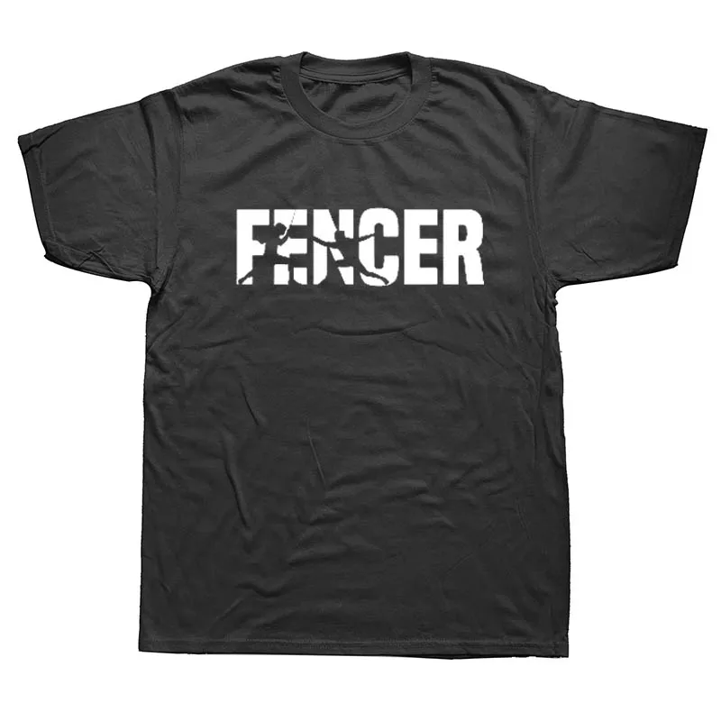 

WEELSGAO Cool Fencer And Fencing T-Shirt Men'S T Shirts Short Sleeve O-Neck Cotton Tee Shirt Unisex More Size and Colors Top Tee