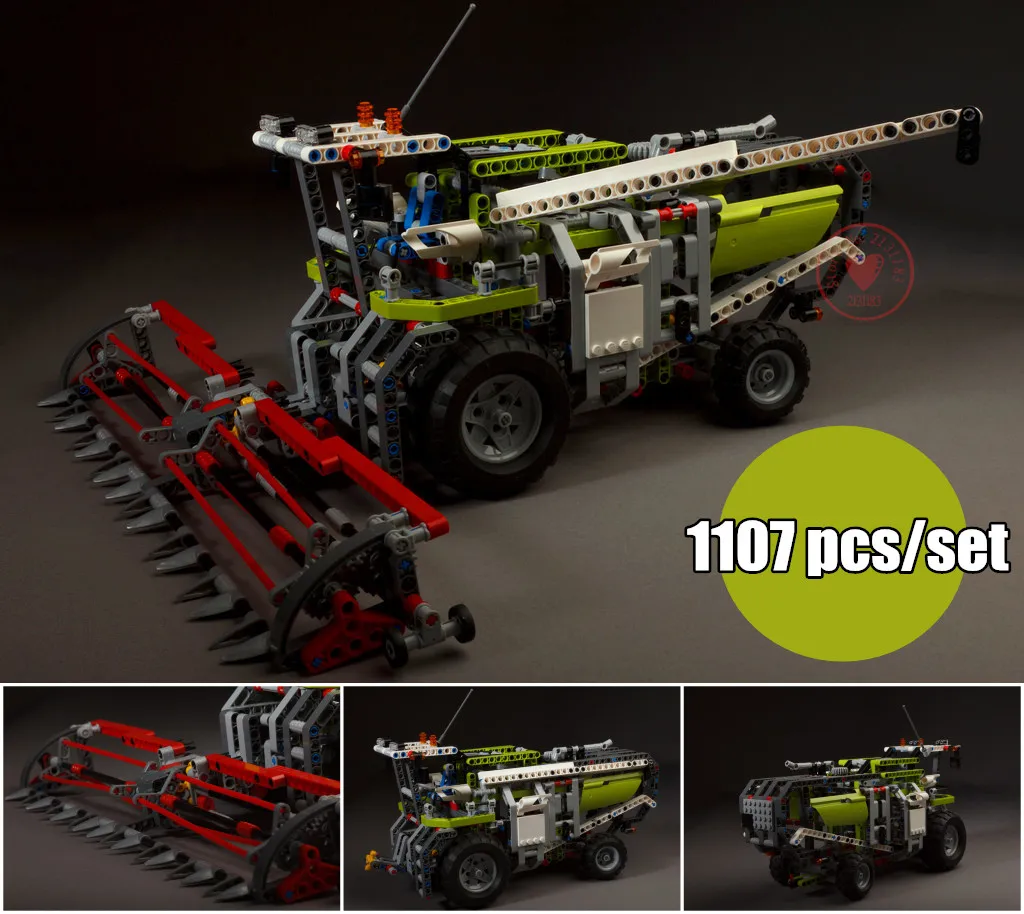 New Technic Series Combine Harvester fit legoings technic car city Building Blocks bricks 8274 Children Gift Set diy toys kid New Technic Series Combine Harvester fit legoings technic car city Building Blocks bricks 8274 Children Gift Set diy toys kid