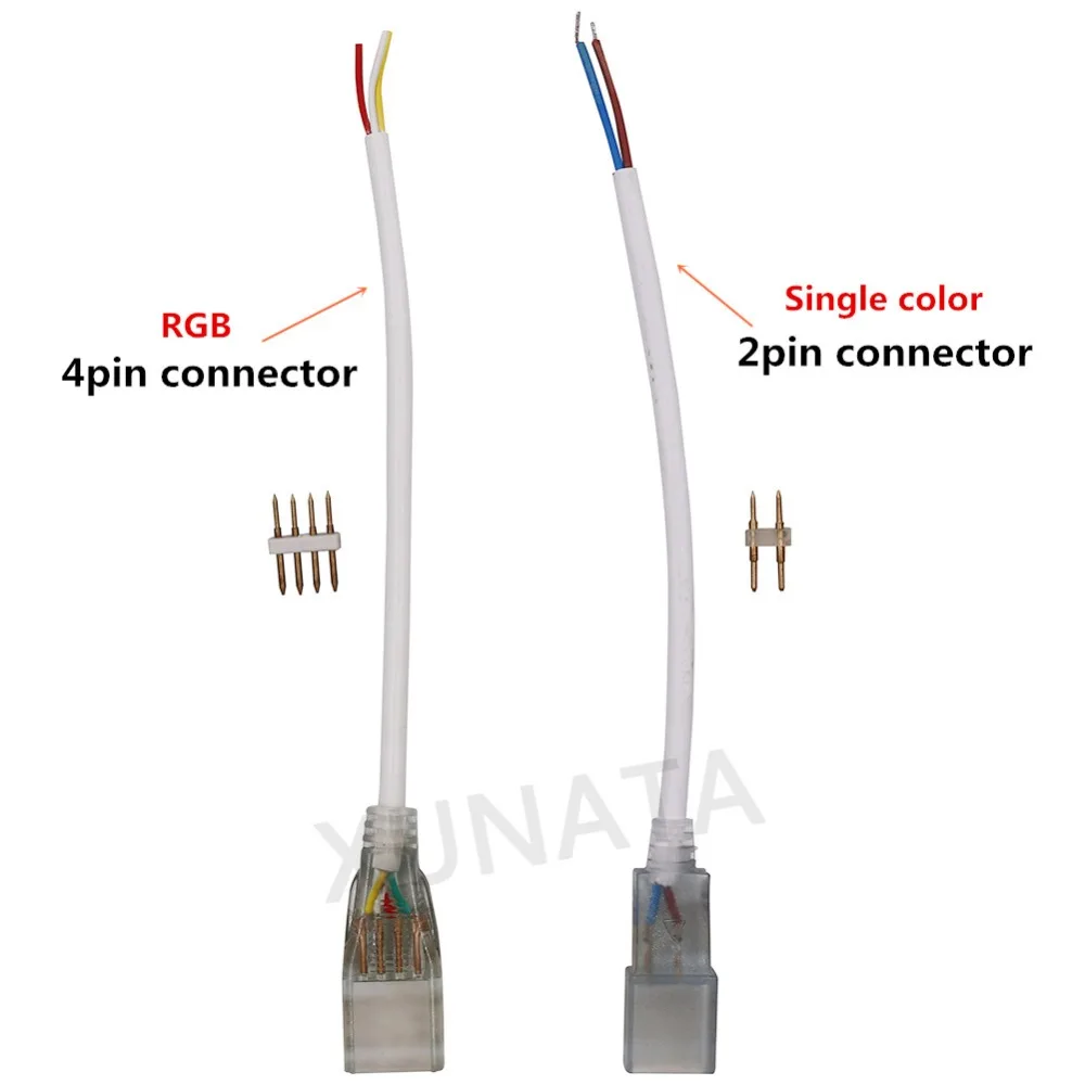 2835 Светодиодная лента неоновый светильник DC12V RGB Неоновый веревочный светильник наружный водонепроницаемый неоновый светильник светодиодный светильник с RGB 24key контроллер