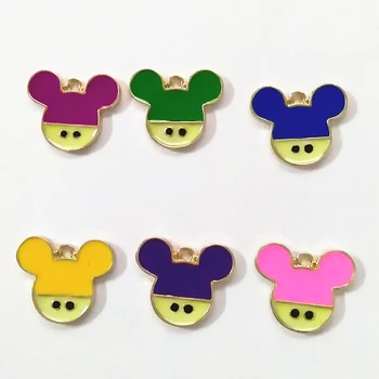 

12 pcs/lot New Style Mice Head Design Fashion Zinc Alloy Pendant Jewelry accessories for Necklace bracelet