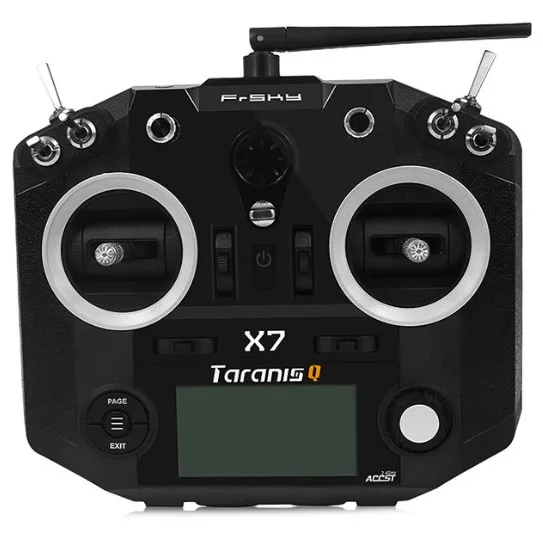 Feiying Frsky Taranis Q X7 QX7 2,4G 16Ch ACCST передатчик для радиоуправляемого дрона FPV - Цвет: Черный