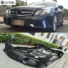 W207 WD стиль кузова автомобиля FRP передний бампер задний бампер боковые юбки боковые крылья для Mercedes Bens E Coupe WALD стиль 2009-2012