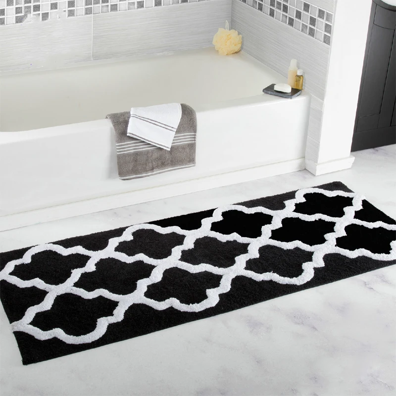 

45cm By 120cm European Grid Mat Kitchen Carpet Bedroom Decor Rug Free Shipping