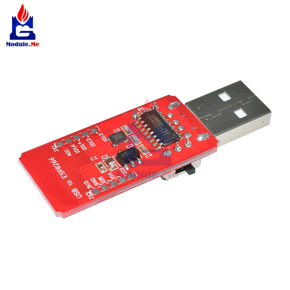 USB к ESP8266 ESP-07 Wi-Fi модуль Встроенная антенна к ttl драйвер модуль CH340G беспроводной макетной платы модуль