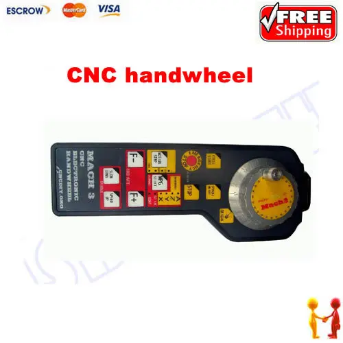 MACH3 CNC USB Electronic Handwheel Manual Controller MODBUS MPG For Mach3 |