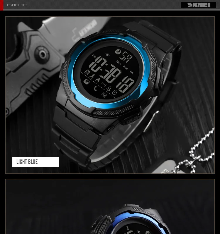 Мужские смарт-часы Роскошные спортивные женские Смарт-часы топ-бренд SKMEI приложение напоминание камера Smartwatch для Android IOS спортивные часы для мужчин