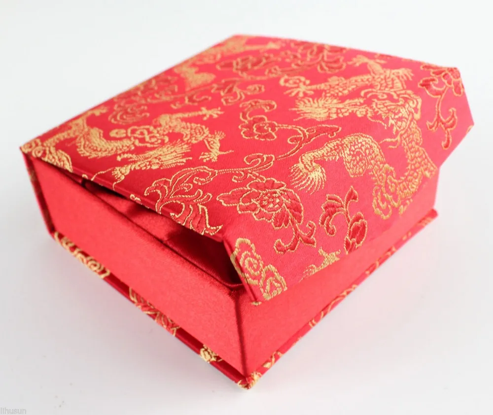 Wholesale10PCS Chinese Handmade vintage silk &wood Jewelry bracelet bangle Boxes Wholesale10PCS Chinese Handmade vintage silk &wood Jewelry bracelet bangle Boxes