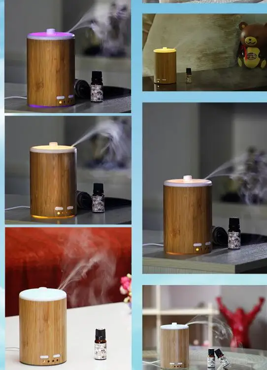 

ultrasonic real bamboo oil diffuser, BAMBOO WIND aromatherapy essential oil diffuser, bamboo wood aroma diffuser