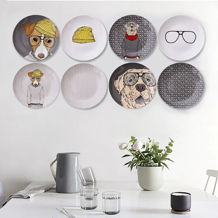 Aliexpress.com : Buy 10 Inches Nordic Modern Animal Ceramic Decorative Plate Collections ...