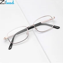 Zilead сплав Для мужчин, очки для чтения, Сверхлегкий мужской Бизнес пресбиопические очки при дальнозоркости, солнцезащитные очки с чехол для родителей, унисекс