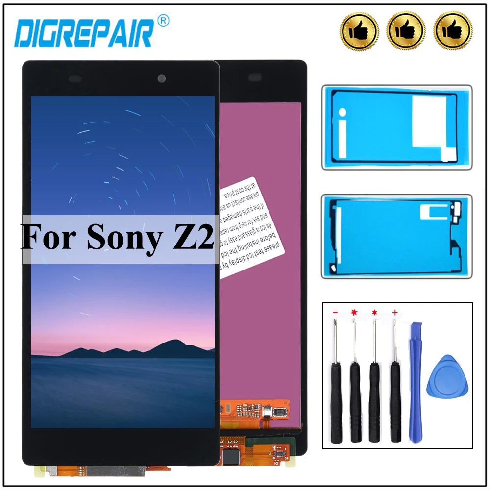 5.2" For Sony Xperia Z2 lcd L50W D6503 D6502 LCD Display Touch Screen ...
